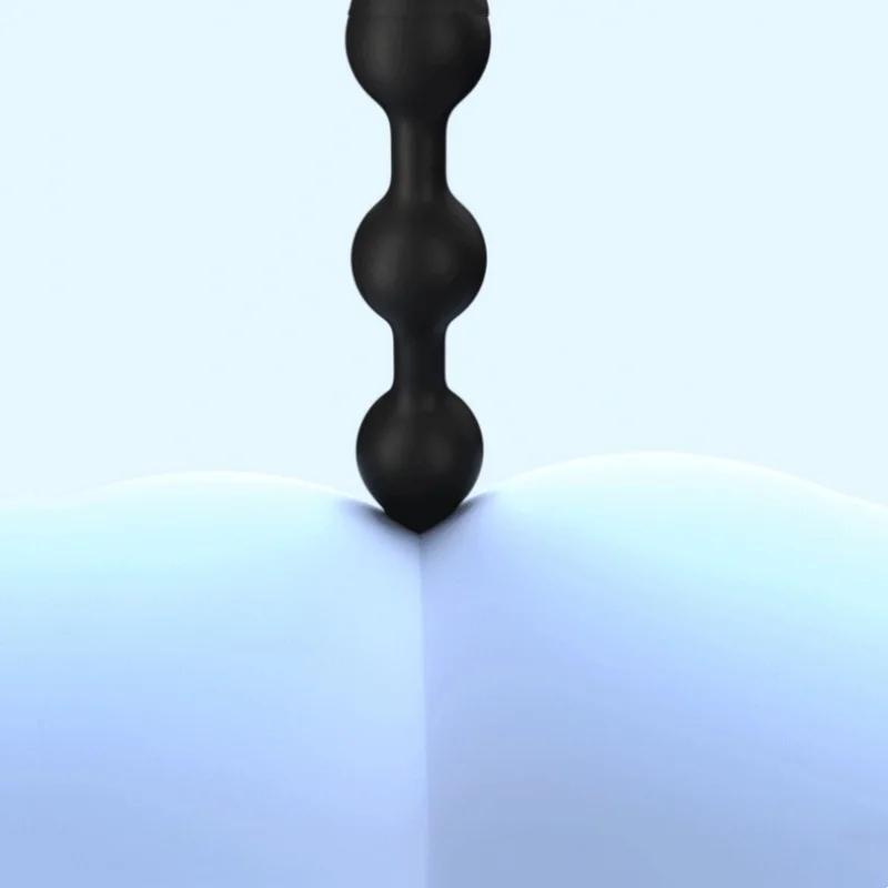 Надувные расширяющиеся бусины Жидкий силиконовый анальный плаг Унисекс Анальный дилататор Мастурбатор Вагинальный Массажер простаты Анальная пробка Секс-игрушка