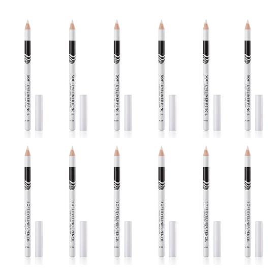 Eye Liner Fashion Non-fading Portable Safe Eyes Makeup White Eyeliner for Party