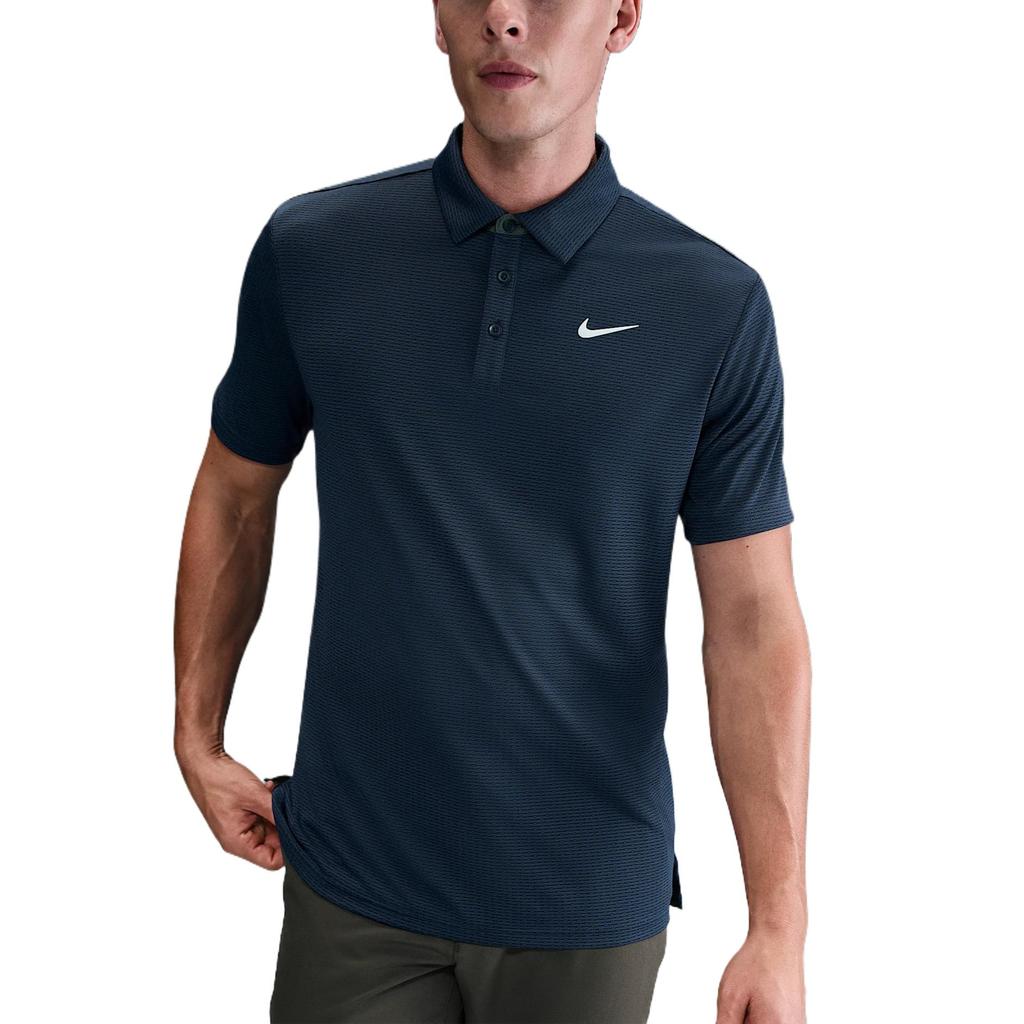 Nike Мужская текстурированная гольф-поло Tour Dri-FIT FZ7530-410
