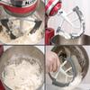 Лопатка для взбивания с гибким краем для миксера Kitchenaid объемом 4,5–5 кварт с наклонной головкой, миксер с двойной силиконовой лопастью