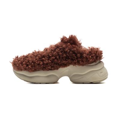 Li Ning Fabric Bubble Gum Fashion Universal Fleece Non-Slip Wear Stylisted Low Top Casual Shoes Women Casual Shoes Chestnut-Brown AGCU552-2