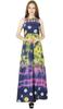 Women Exclusive Tie & Dye Maxi Dress Sleeveless Rayon Custom Clothing