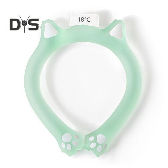 Летняя охлаждающая трубка для шеи Носимый охладитель для шеи Легкое многоразовое ледяное кольцо На открытом воздухе Предотвращение теплового удара Портативный воротник с обертыванием на шею