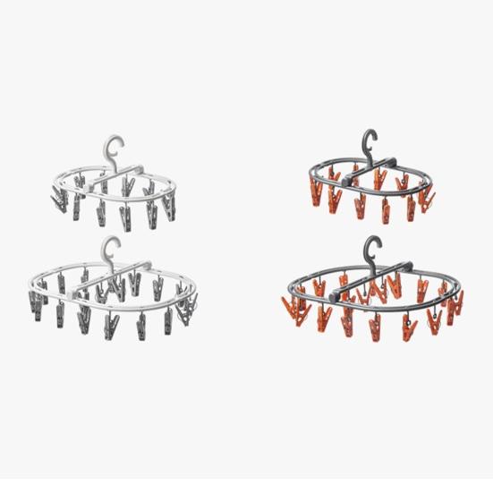 Складная сушилка, многофункциональная компактная портативная вешалка для одежды для бюстгальтеров, нижнего белья, носков