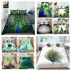 Домашний текстиль с изображением павлина, набор пододеяльников с 3D принтом крыльев, роскошный пододеяльник, микрофибра, полиэстер, королевский размер, пуховые одеяла, постельные принадлежности
