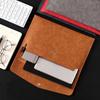 Filing Products Button Design Document Organizer Bag PU Leather Folder Laptop Bag Business Handbag