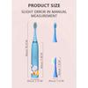 Sonic Electric Toothbrush Children's Clean Timer Cartoon Kids With Replacement Head Ultrasonic  IPX6 Waterproof Rechargeable