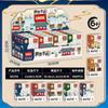 Educational Architecture Model Kit Teens Adults Building Toy Non-Electric DIY Miniature Campus Structure