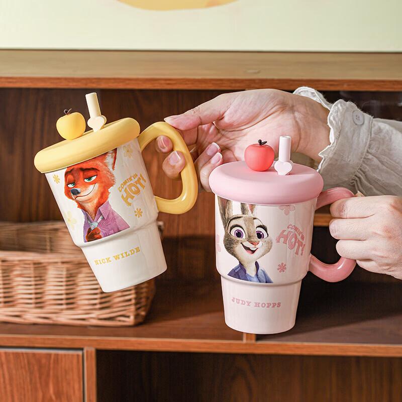 Disney Zootopia Judy Hopps Ceramic Mug with Fruit Lid