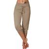 Women Slim Fit Pants Casual Solid Color Drawstring Pockets Sports Pants