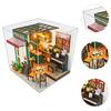 DIY Miniature Dollhouse Kits Doll House Handmade Craft Built In LED Lights 3D Wooden Puzzle for