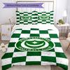 Portsmouth F.C Printed Pattern Duvet Cover Set – includes 1 duvet cover and 2 matching pillowcases Bedroom decor Christmas gifts