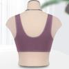 Women's Middle-aged And Elderly Large Size No Steel Ring Front Buckle Wide Shoulder Strap Soft Cotton Cup Bra