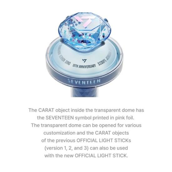 アイドル SEVENTEEN LIGHT STICK 10TH ANNIVERSARY SHIP FROM US] Seventeen Official 10th Anniversary Lightstick | eBay