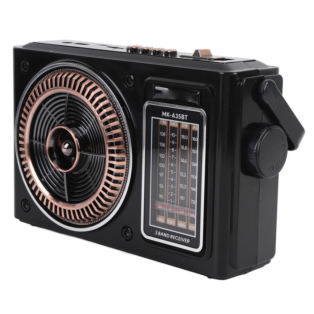 Портативное коротковолновое радио AM FM с Bluetooth 4 в 1, полнодиапазонное радио с поддержкой карт памяти