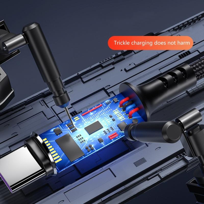 Короткий кабель Micro USB, кабель USB на Micro USB в нейлоновой оплетке для быстрой зарядки, поддержка передачи данных 480 Мбит/с