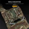 Military MOLLE Folding Navigation Board Tactical Chest Bag Map Case Mobile Phone Holder Pouch Outdoor Airsoft Gear Admin Panel