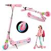 TENBOOM Kickboard Kids Scooter Kids Children New Handle Brake Included For Year Olds 2 Wheels LED Tires Load Capacity 50kg Toddler Car Toy Foldable