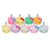 10/50PCS Resin Miniature Cute 3D Matte Luminous Cartoon Small Bottle Handmade DIY Decorative Material