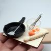 7 шт./компл. 1:12 масштаб кукольный домик миниатюрная игрушка еда мини кухонные принадлежности скалка сковорода взбивалка кукольный домик модель