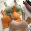 Women Seamless Yoga Bra Breathable Sports Bra Anti-sweat Fitness Top Shockproof Crop Top Push Up Sport Bra Gym Workout Top