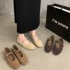 Spring New Women Casual Shoes Flat Shoes Loafers French Soft Sole Keen Mary Janes Shoe Fashion Buckle Solid Female Platform Shoe