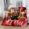 Anime One Piece 3D Printed Art Fleece Blanket for Beds Hiking Picnic Thick Quilt Fashionable Bedspread Fleece Throw Blanket