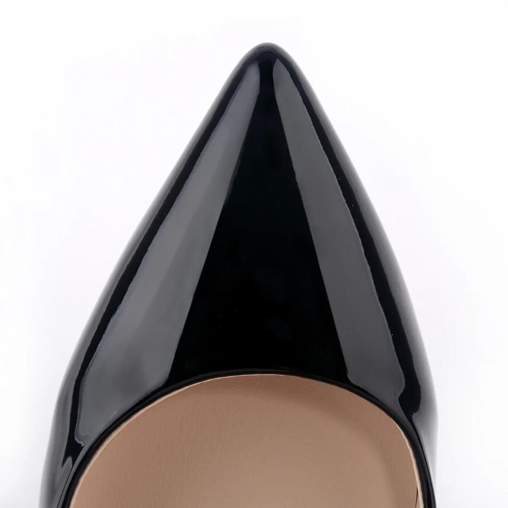 Новые женские туфли-лодочки 5 см повседневные туфли с острым носком на высоком каблуке квадратные женские офисные черные кожаные туфли на низком толстом каблуке для вечеринки и платья свадебные туфли