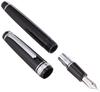 Перьевая ручка Sailor Professional Gear Slim Silver Black Medium Fine 11-1222-320