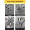 4 Teethes Garden Weeder Tool, Upgrade Uprooting Weeding Tool, Weeds Snatcher Metal Weeding Artifact Puller, Dual Purpose Weeder 2025