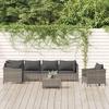 VidaXL Garden Lounge Set with Cushions 7 Pcs, Patio Furniture Set, Outdoor Furniture, Patio Sofa, Modern, 3187283