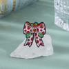 Strawberry Bow Enamel Pins Custom Red High Heels Brooches Lapel Badges Clothes Funny Jewelry Gift for Friends