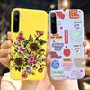 Для Realme 6 6 Pro Чехол Милые Узоры Молочной Коровы и Цветов Мягкая Задняя Крышка Для OPPO Realme 6 6S 6Pro RMX2061 Coque Funda Realme6 Capa