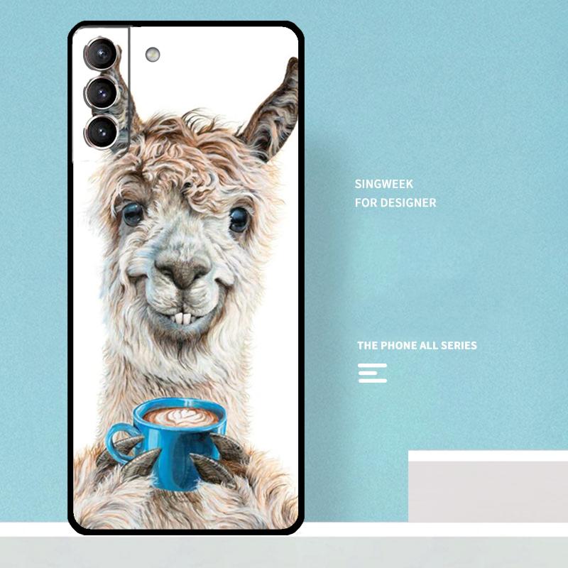 Lama Llama Alpaca Case For Samsung Galaxy S25 Ultra S21 S22 S23 S24 Ultra S9 S10 S20 Plus S25 FE Phone Cover
