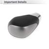 RATCHROLL Automatic Gear Shift Knob for Toyota Alphard 200 Series Plastic Faux Leather Automotive Gearbox Stick Shifter Lever Black Silver Tone