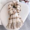Luxury Plaid Scarf for Women Men Big Size Warm Cashmere Shawl Designer Pareo Lady Pashmina Poncho British Headscarf Bufanda