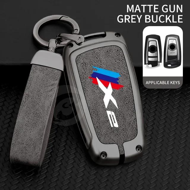 Кожаный чехол для дистанционного ключа из цинкового сплава, чехол-держатель для Bmw X2 f39, брелок с пряжкой, автомобильный Стайлинг, аксессуары для интерьера