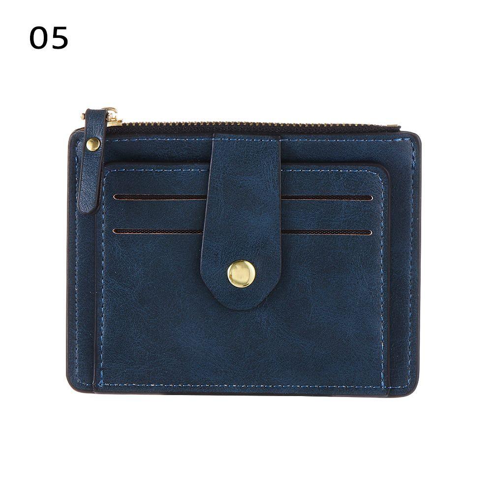 Модный деловой кошелек для монет, удостоверение личности, кредитный чехол, кожаный маленький кошелек, держатель для карт