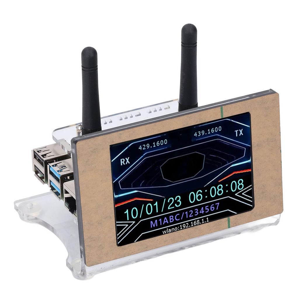 MMDVM Хотспот Плата Цифровой Голосовой Модем с 3,5-дюймовым Экраном Порт WLAN Ethernet Поддержка Одиночный
