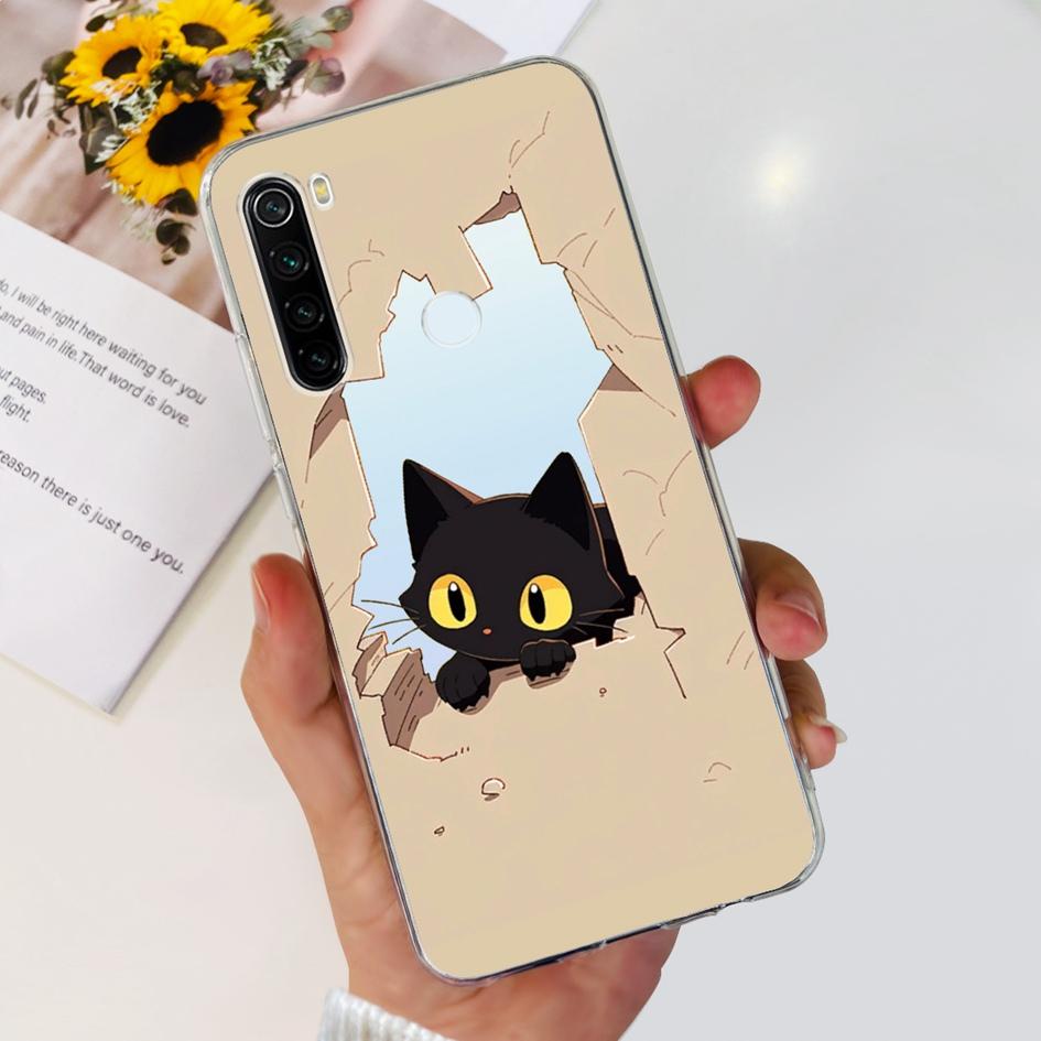 Для Xiaomi Redmi Note 8 Чехол Милый Мультяшный Мягкий Силиконовый Чехлы Для Телефона Для Xiaomi Redmi Note 8T 8 t Чехол На Redmi Note8 Задняя Крышка