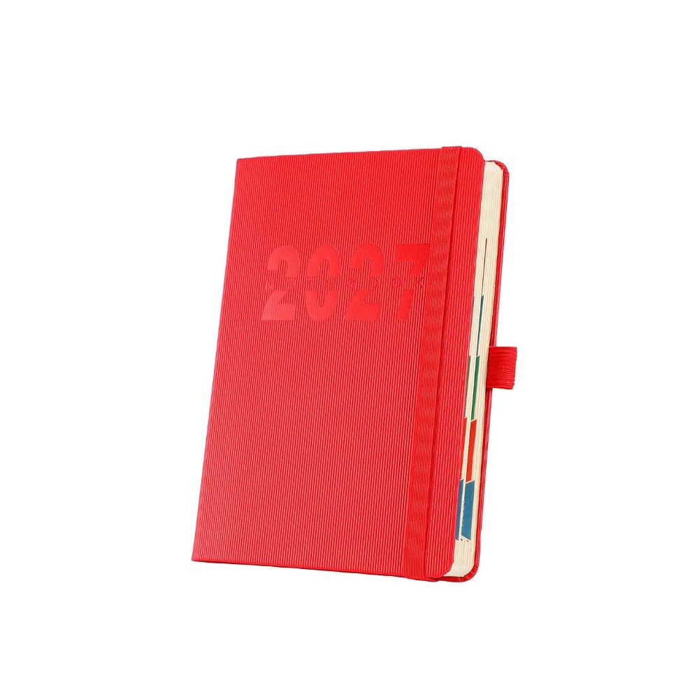 Wear-resistant A5 Agenda Planning Notebook 12 Months Office Work Planner School Office Supplies