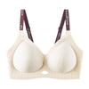 Quality version Contrast color Thread non-marking Medium thin comfortable underwear Women's small breasts gather jelly strips Soft support bra cover