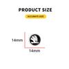bqfhy4 11mm 14mm Car Logo Styling Remote Control Key Sticker For Skoda Octavia MK2 MK 2 3 A5 A7 A8 Fabia Karoq Superb Rapid Kamiq Scala