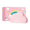 Holiday Gift Set: Cloud-Shaped Bath Fizzies, Rainbow Moisturizing Bubble Bath for Spa, Shower & Hot Tub
