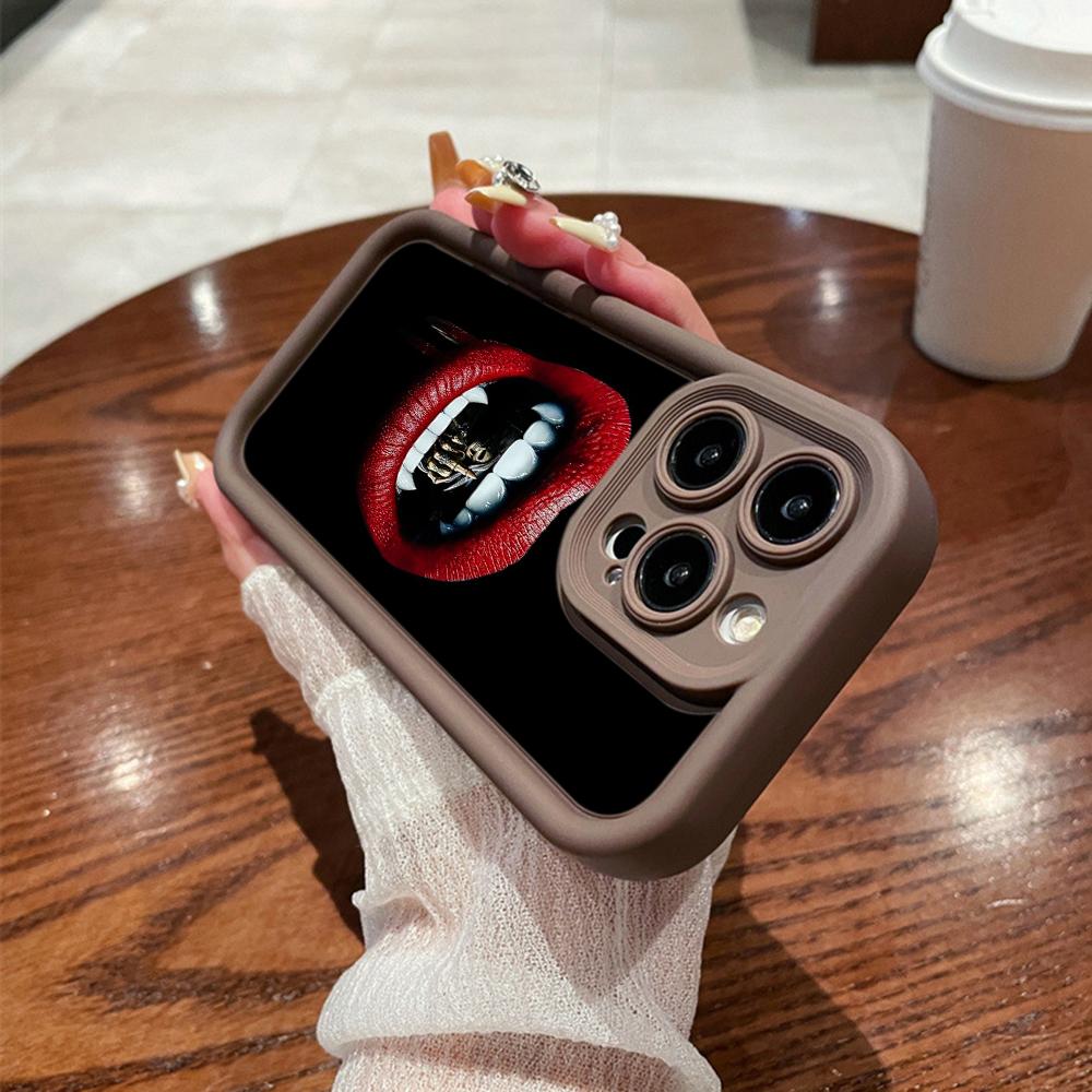 LZ19 Lips kiss art силиконовый чехол для телефона Samsung A15 A35 S24 S23 Ultra S22 S21 Plus S20 FE A05 A06 A54 A55 A53 A14 M15 противоударный задний чехол