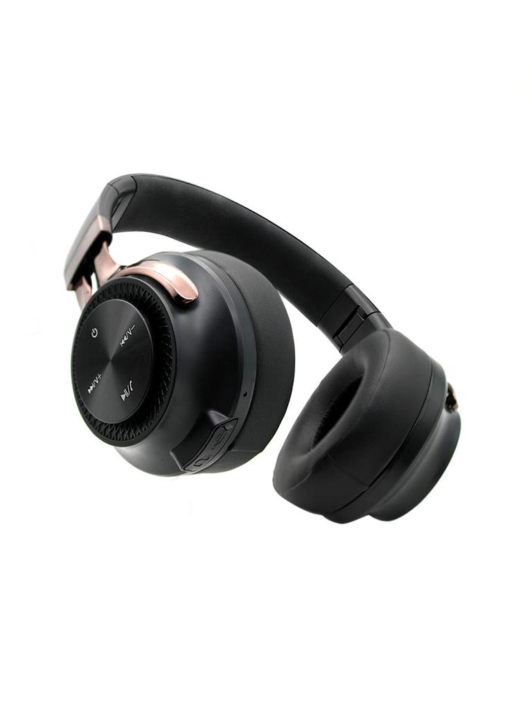 Hammer Bash Over The Ear Wireless Bluetooth Headphones with Mic, Deep Bass, Foldable Headphones, Fast Pairing, Upto 8 Hours Playtime (Black)