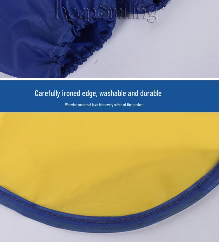 Детский фартук с длинными рукавами для рисования и лепки из глины