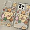 ins super cute pudding dog suitable for 15 Apple 14 mobile phone case 13 girlfriend iPhone12 cute 11 transparent 7plus