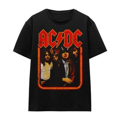 AC/DC Унисекс Футболка с эффектом потертости