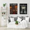 Dark Hunter Game Canvas Painting Poster Prints Vintage Bloodborne Room Home Bar Cafe Decor Aesthetic Art Wall Painting